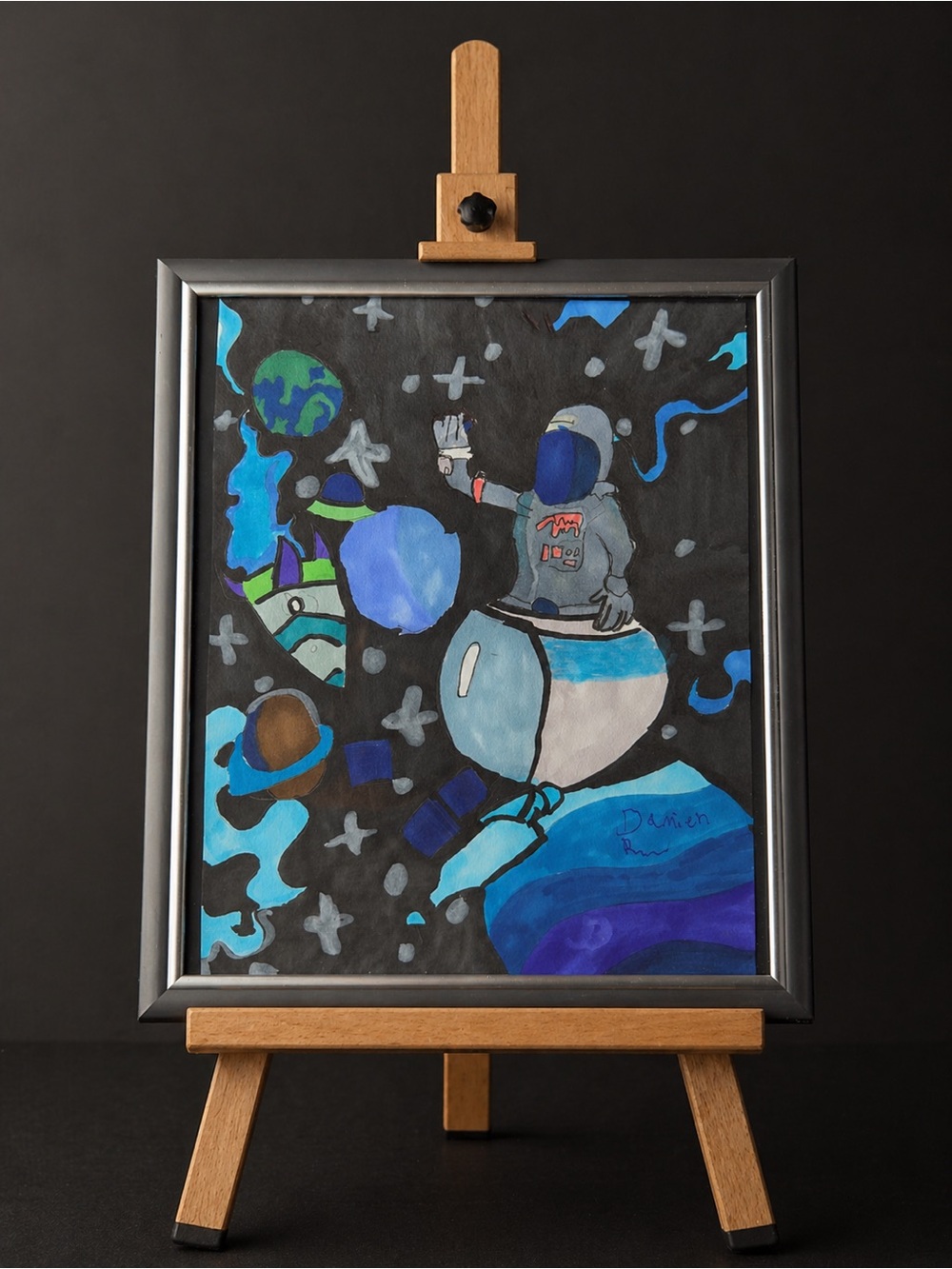 9 Y/O Hand Drawn “Out Of This World”